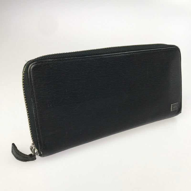 【中古品】【メンズ】 PORTER ポーター 吉田カバン CURRENT LONG WALLET 052-02214 カレント ロングウォレット 長財布 200-250403-yk-02-tag カラー：ブラック 万代Net店