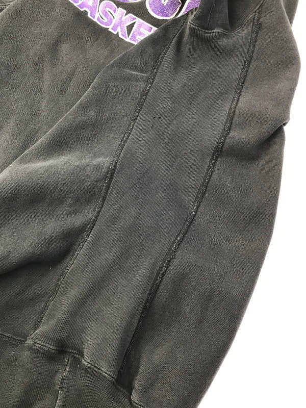 【中古品】【メンズ】 Champion チャンピオン 90's VINTAGE REVERSE WEAVE NBA PRINT SWEATSHIRT 90年代 ヴィンテージ リバースウィーブ NBAプリント スウェット トップス トレーナー 146-250404-yk-08-tag サイズ：XXL カラー：ブラック 万代Net店