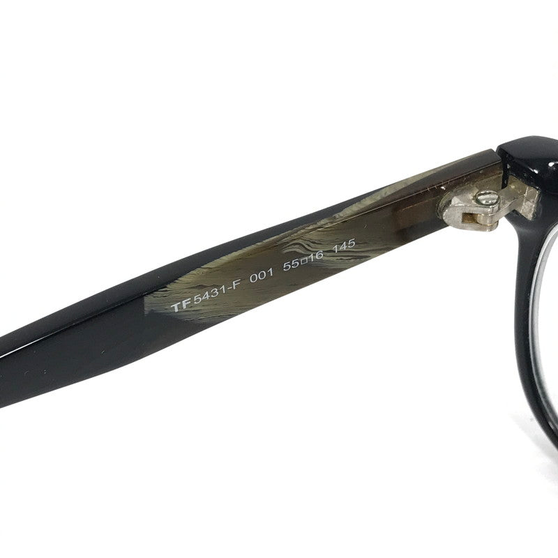 【中古品】【メンズ/レディース】 TOM FORD トムフォード メガネ TF5431-F 001 度入り アイウェア アクセサリー 203-250404-yk-25-tag サイズ：55□16 145 カラー：ブラック 万代Net店