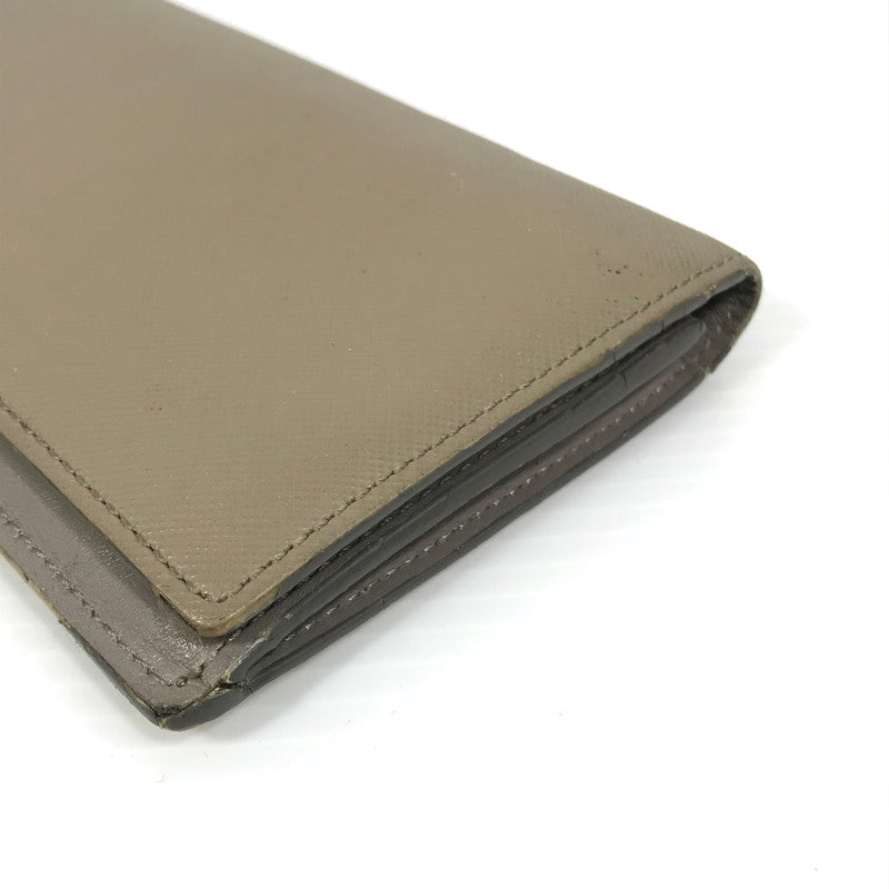 【現状渡し品】【レディース】 PELLE MORBIDA ペッレモルビダ バルカ レザーロングウォレット PMO-BA510 牛革 二つ折り 長財布 200-250404-yk-22-tag カラー：ベージュ 万代Net店