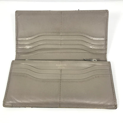 【現状渡し品】【レディース】 PELLE MORBIDA ペッレモルビダ バルカ レザーロングウォレット PMO-BA510 牛革 二つ折り 長財布 200-250404-yk-22-tag カラー：ベージュ 万代Net店