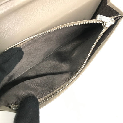 【現状渡し品】【レディース】 PELLE MORBIDA ペッレモルビダ バルカ レザーロングウォレット PMO-BA510 牛革 二つ折り 長財布 200-250404-yk-22-tag カラー：ベージュ 万代Net店