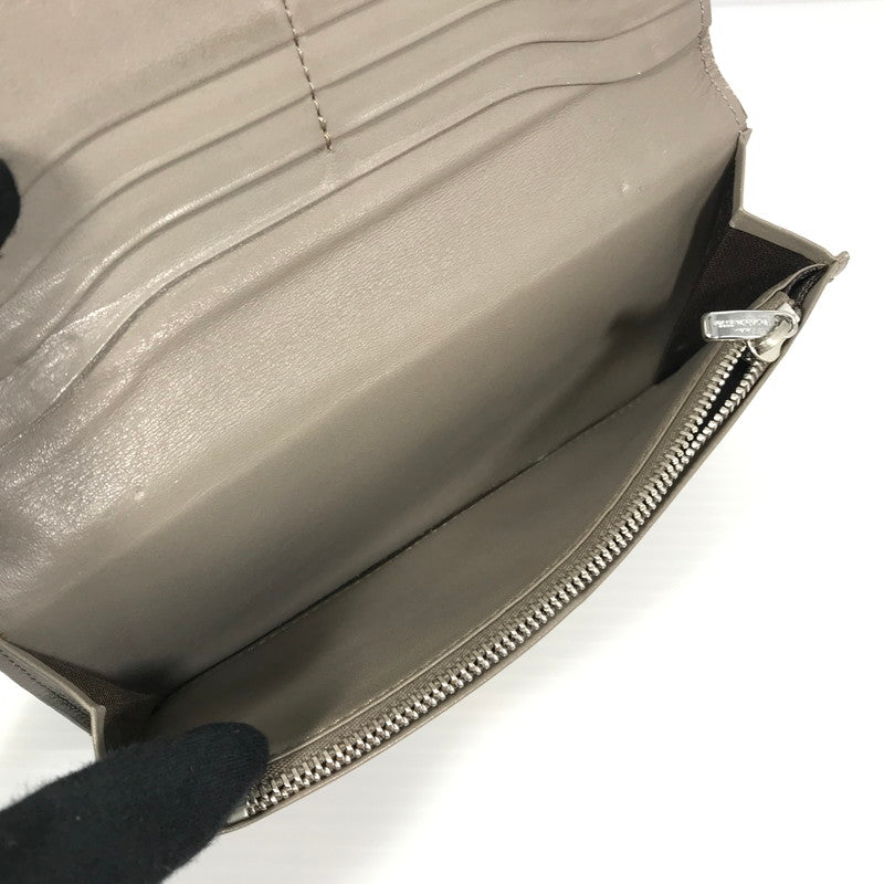 【現状渡し品】【レディース】 PELLE MORBIDA ペッレモルビダ バルカ レザーロングウォレット PMO-BA510 牛革 二つ折り 長財布 200-250404-yk-22-tag カラー：ベージュ 万代Net店