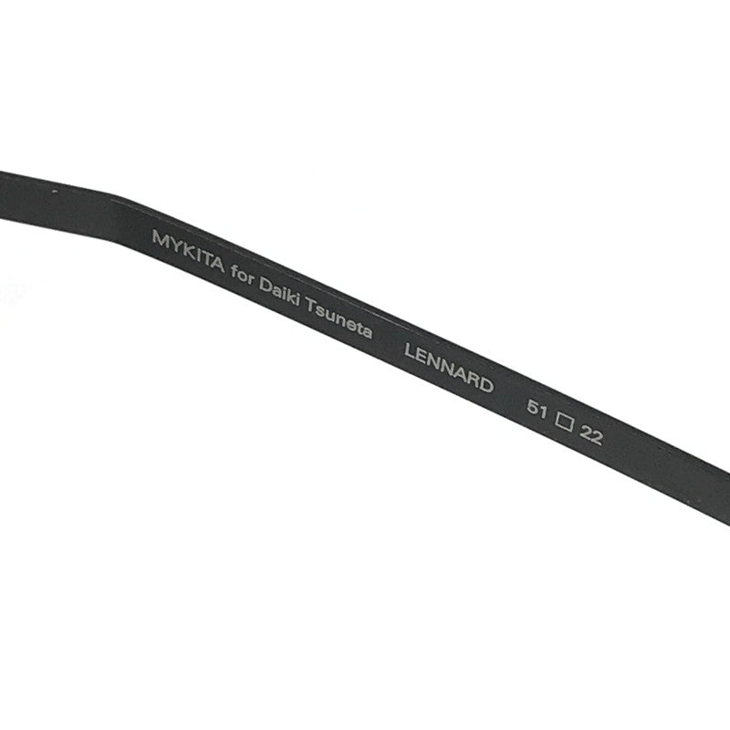 【中古品】【メンズ】 MYKITA for Daiki Tsuneta マイキータ × 常田大希 コラボ LENNARD 002 レナード サングラス アイウェア アクセサリー 203-250404-yk-30-tag サイズ：51□22 カラー：ブラック 万代Net店