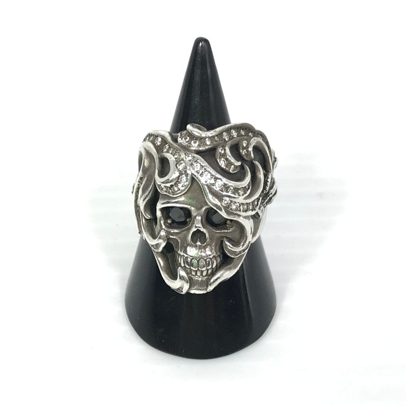 【中古品】【メンズ】 Justin Davis ジャスティンデイビス ANDY SRJ520 アンディ リング 指輪 アクセサリー 192-250410-yk-24-tag カラー：シルバー/BLACK 万代Net店