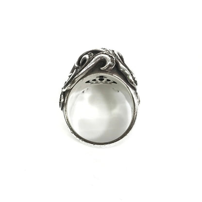 【中古品】【メンズ】 Justin Davis ジャスティンデイビス ANDY SRJ520 アンディ リング 指輪 アクセサリー 192-250410-yk-24-tag カラー：シルバー/BLACK 万代Net店