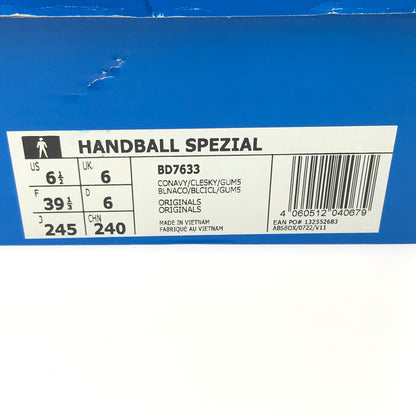 【中古品】【メンズ】 adidas Originals アディダスオリジナルス HANDBALL SPEZIAL BD7633 ハンドボール スペツィアル スニーカー 靴 161-250408-yk-15-tag サイズ：24cm/US6.5 カラー：COLLEGIATE NAVY/CLEAR SKY/GUM 万代Net店