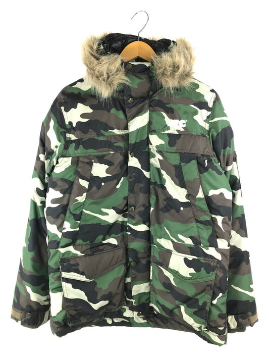 【中古品】【メンズ】 EVEREST DOWN JACKET FTC015AWJ02 エベレスト ダウンジャケット アウター 142-250403-yk-27-tag サイズ：M カラー：グリーン/カモ 万代Net店
