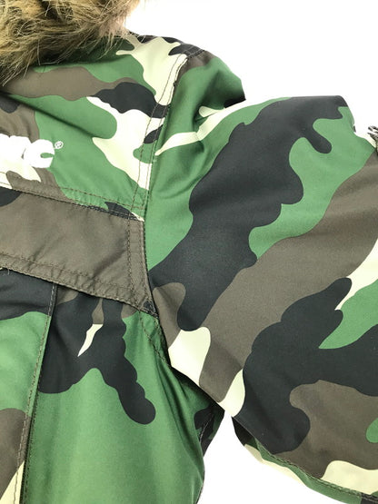 【中古品】【メンズ】 EVEREST DOWN JACKET FTC015AWJ02 エベレスト ダウンジャケット アウター 142-250403-yk-27-tag サイズ：M カラー：グリーン/カモ 万代Net店