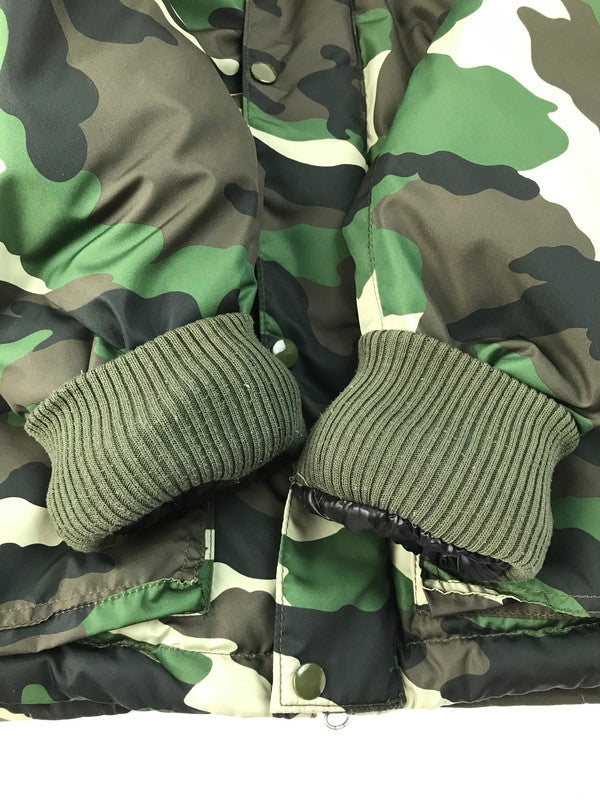 【中古品】【メンズ】 EVEREST DOWN JACKET FTC015AWJ02 エベレスト ダウンジャケット アウター 142-250403-yk-27-tag サイズ：M カラー：グリーン/カモ 万代Net店