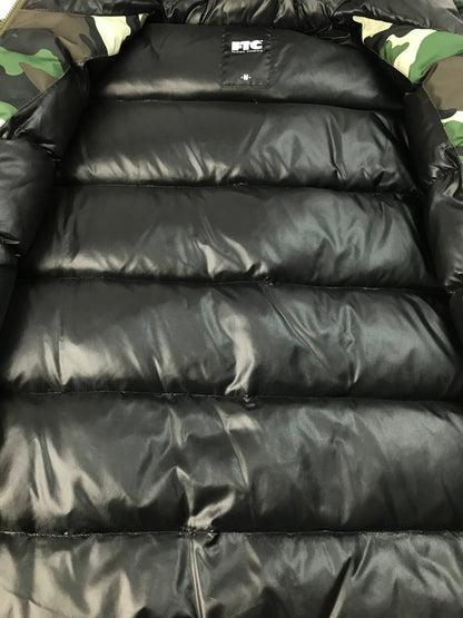 【中古品】【メンズ】 EVEREST DOWN JACKET FTC015AWJ02 エベレスト ダウンジャケット アウター 142-250403-yk-27-tag サイズ：M カラー：グリーン/カモ 万代Net店