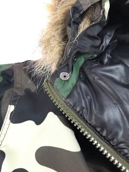 【中古品】【メンズ】 EVEREST DOWN JACKET FTC015AWJ02 エベレスト ダウンジャケット アウター 142-250403-yk-27-tag サイズ：M カラー：グリーン/カモ 万代Net店
