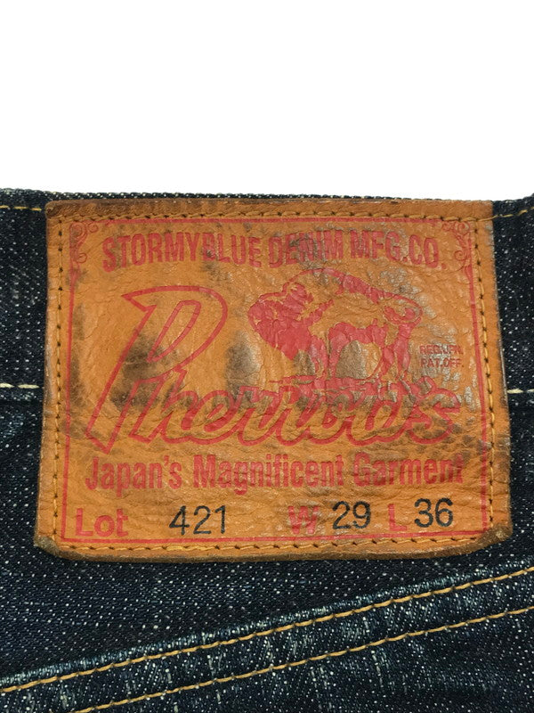 【中古品】【メンズ】 Pherrow's フェローズ DENIM PANTS デニムパンツ LOT421 パンツ ボトムス 156-250411-ss-07-tag サイズ：W29L36 カラー：インディゴ 万代Net店