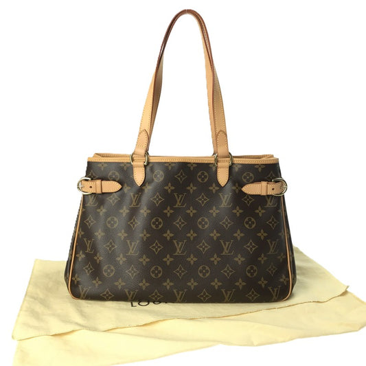 【中古品】【レディース】 LOUIS VUITTON ルイ・ヴィトン モノグラム バティニョール オリゾンタル M51154 トートバッグ カバン 179-250410-hi-01-tag カラー：エベヌ 万代Net店