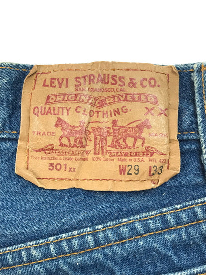 【中古品】【メンズ】 90's VINTAGE 501XX DENIMPANTS 90年代 ヴィンテージ 501XX デニムパンツ ボタン裏刻印552 アメリカ製 ジーンズ ボトムス 157-250410-yk-09-tag サイズ：29 カラー：インディゴ 万代Net店
