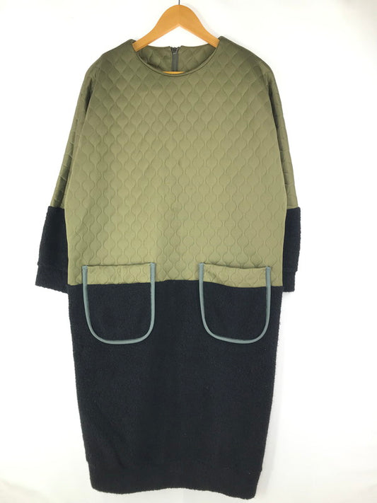 【中古品】【レディース】 sunaokuwahara スナオクワハラ MILITARY QUILT ONE-PIECE ミリタリー キルト ワンピース オールインワン 168-250410-yk-01-tag サイズ：2 カラー：カーキ/ブラック 万代Net店