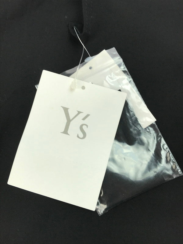 【中古美品】【メンズ】 Y's ワイズ WOOL GABARDINE DRAWSTRING PANTS YN-P12-100-1 20SS ウールギャバンジンドローストリングパンツ 151-250410-hi-46-tag サイズ：1 カラー：ブラック 万代Net店