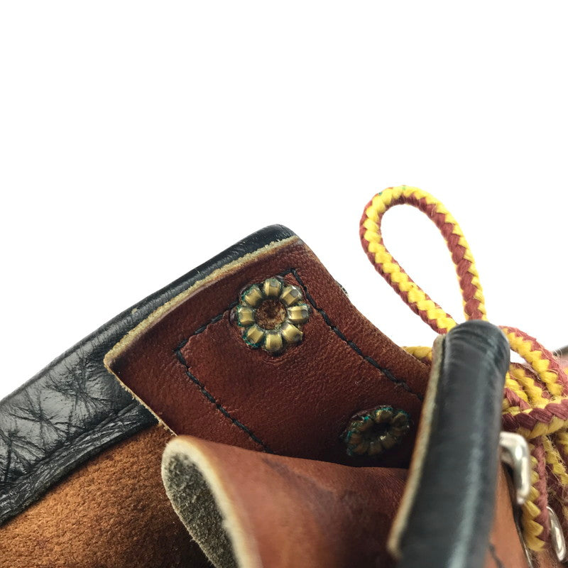 【中古品】【メンズ】 RED WING レッドウィング LINEMAN BOOTS 2907 ラインマンブーツ レースアップブーツ シューズ 靴 164-250415-yk-36-tag サイズ：US8D カラー：ブラウン 万代Net店