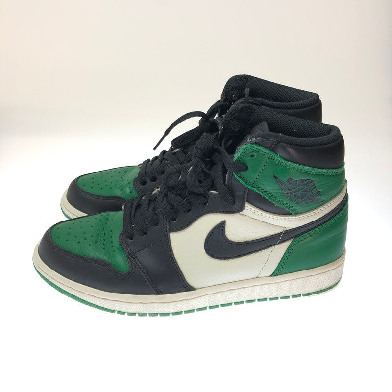 【中古品】【メンズ】 NIKE ナイキ AIR JORDAN 1 RETRO HIGH OG PINE GREEN 2018 555088-302 エアジョーダン 1 レトロ ハイ OG パイン グリーン スニーカー 靴 160-250412-hi-11-tag サイズ：27cm US 9 カラー：GREEN/BLACK 万代Net店