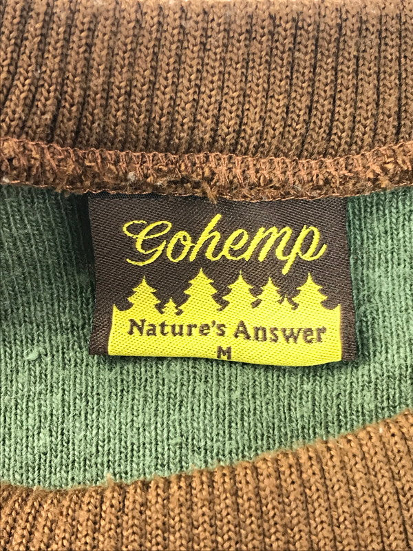 【中古品】【メンズ】 GOHEMP ゴーヘンプ WILD BOA CREW GHJ5055BAK ワイルドボアクルー スウェット トレーナー 144-250412-hi-01-tag サイズ：M カラー：ブラウン 万代Net店