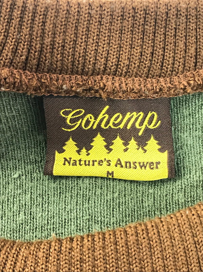 【中古品】【メンズ】 GOHEMP ゴーヘンプ WILD BOA CREW GHJ5055BAK ワイルドボアクルー スウェット トレーナー 144-250412-hi-01-tag サイズ：M カラー：ブラウン 万代Net店