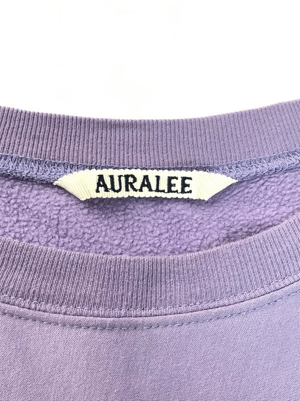 【中古品】【メンズ】 AURALEE オーラリー ELASTIC HIGH GAUGE SWEAT P/O A24AP02NU エラスティック ハイゲージ スウェットプルオーバー トレーナー 140-250411-hi-02-tag サイズ：5 カラー：パープル 万代Net店
