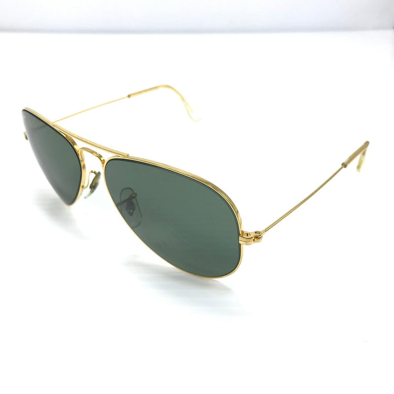 【中古品】【メンズ】 Ray-Ban レイバン BAUSCH&LOMB ボシュロム AVIATOR L0205 アビエーター サングラス アイウェア アクセサリー 203-250412-hi-22-tag サイズ：58ロ14 カラー：ゴールド 万代Net店