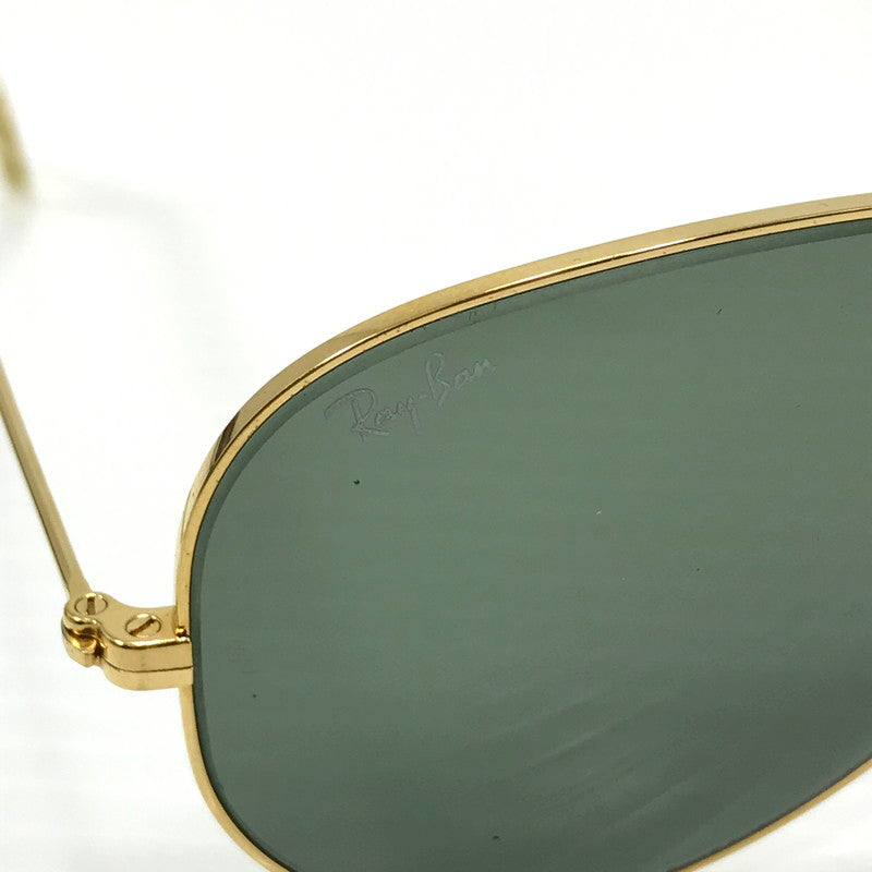 【中古品】【メンズ】 Ray-Ban レイバン BAUSCH&LOMB ボシュロム AVIATOR L0205 アビエーター サングラス アイウェア アクセサリー 203-250412-hi-22-tag サイズ：58ロ14 カラー：ゴールド 万代Net店