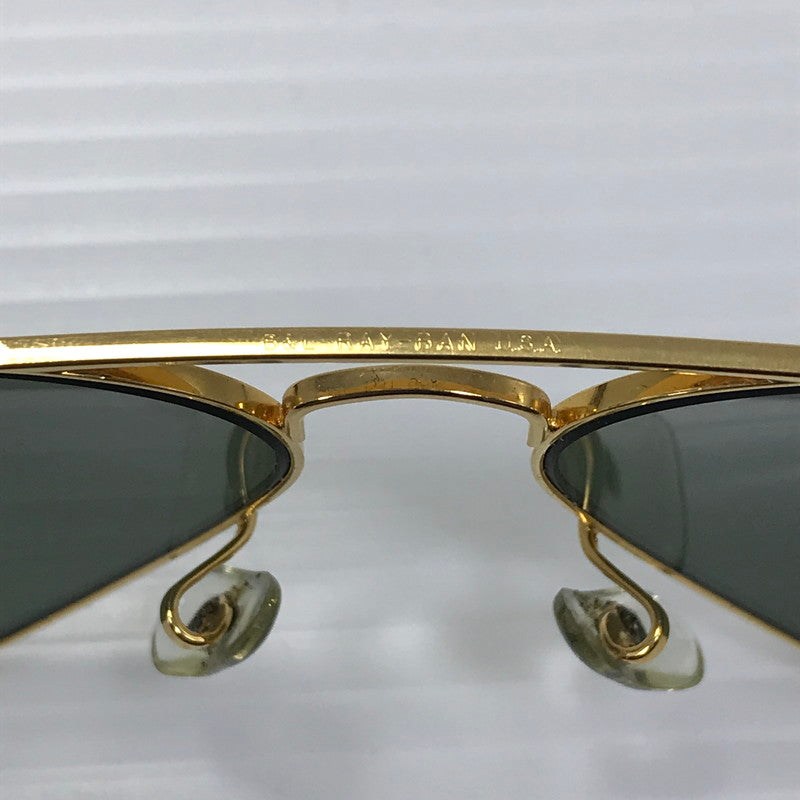 【中古品】【メンズ】 Ray-Ban レイバン BAUSCH&LOMB ボシュロム AVIATOR L0205 アビエーター サングラス アイウェア アクセサリー 203-250412-hi-22-tag サイズ：58ロ14 カラー：ゴールド 万代Net店