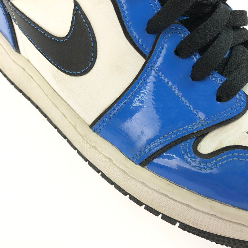 【中古品】【メンズ】 NIKE ナイキ AIR JORDAN 1 MID SE SIGNAL BLUE DD6834-402 エアジョーダン 1 ミッド シーズナルエディション シグナル ブルー スニーカー 靴 160-250412-hi-14-tag サイズ：28cm US 10 カラー：BLUE/BLACK-WHITE 万代Net店