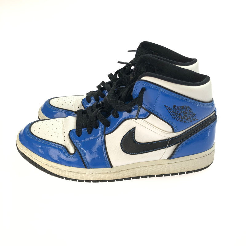 【中古品】【メンズ】 NIKE ナイキ AIR JORDAN 1 MID SE SIGNAL BLUE DD6834-402 エアジョーダン 1 ミッド シーズナルエディション シグナル ブルー スニーカー 靴 160-250412-hi-14-tag サイズ：28cm US 10 カラー：BLUE/BLACK-WHITE 万代Net店