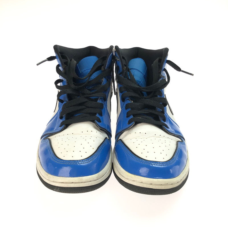 【中古品】【メンズ】 NIKE ナイキ AIR JORDAN 1 MID SE SIGNAL BLUE DD6834-402 エアジョーダン 1 ミッド シーズナルエディション シグナル ブルー スニーカー 靴 160-250412-hi-14-tag サイズ：28cm US 10 カラー：BLUE/BLACK-WHITE 万代Net店