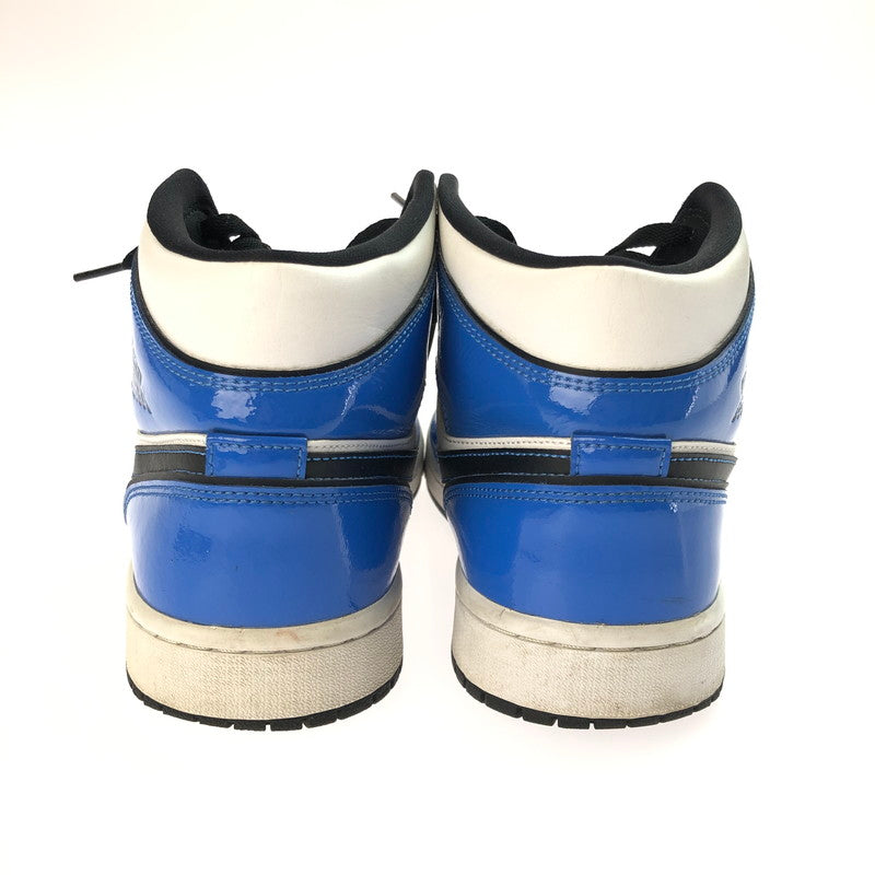 【中古品】【メンズ】 NIKE ナイキ AIR JORDAN 1 MID SE SIGNAL BLUE DD6834-402 エアジョーダン 1 ミッド シーズナルエディション シグナル ブルー スニーカー 靴 160-250412-hi-14-tag サイズ：28cm US 10 カラー：BLUE/BLACK-WHITE 万代Net店