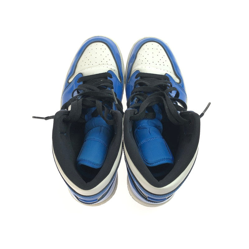 【中古品】【メンズ】 NIKE ナイキ AIR JORDAN 1 MID SE SIGNAL BLUE DD6834-402 エアジョーダン 1 ミッド シーズナルエディション シグナル ブルー スニーカー 靴 160-250412-hi-14-tag サイズ：28cm US 10 カラー：BLUE/BLACK-WHITE 万代Net店