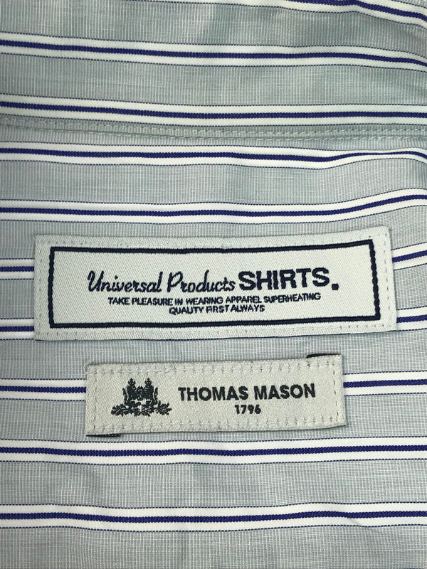 【中古品】【メンズ】 T.M. BUTTON DOWN SHIRT 191-60301 トーマスメイソン ボタンダウンシャツ ストライプ 長袖シャツ 140-250411-hi-08-tag サイズ：2 カラー：ブルー 万代Net店