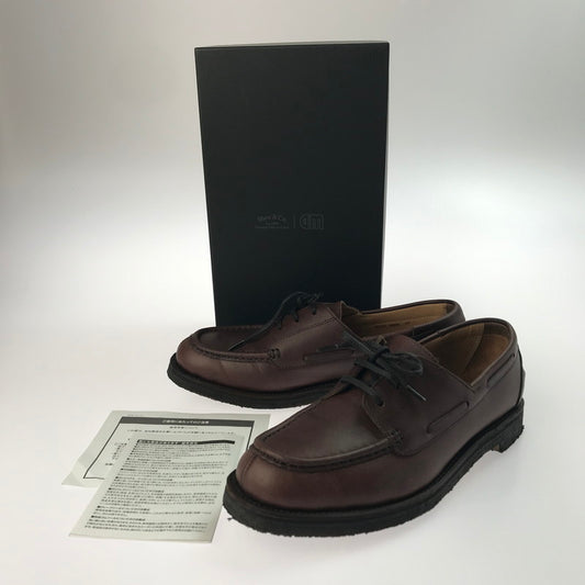 【中古品】【メンズ】 ARIHARAMIYUKI 在原 みゆ紀 × REGAL SHOE & CO リーガル シューアンドカンパニー コラボ 3 EYELET MOC TOE 3アイレットモックトゥ レザーシューズ 靴 164-250415-yk-34-tag サイズ：27 カラー：DARK BROWN 万代Net店