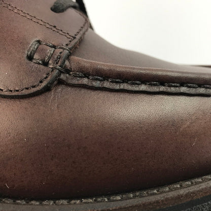 【中古品】【メンズ】 ARIHARAMIYUKI 在原 みゆ紀 × REGAL SHOE & CO リーガル シューアンドカンパニー コラボ 3 EYELET MOC TOE 3アイレットモックトゥ レザーシューズ 靴 164-250415-yk-34-tag サイズ：27 カラー：DARK BROWN 万代Net店