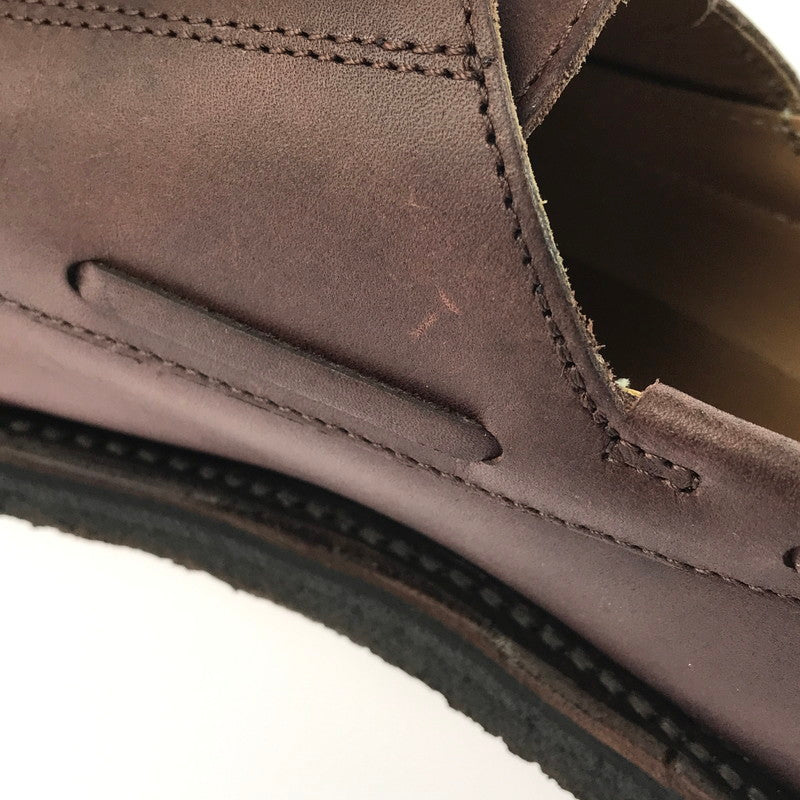 【中古品】【メンズ】 ARIHARAMIYUKI 在原 みゆ紀 × REGAL SHOE & CO リーガル シューアンドカンパニー コラボ 3 EYELET MOC TOE 3アイレットモックトゥ レザーシューズ 靴 164-250415-yk-34-tag サイズ：27 カラー：DARK BROWN 万代Net店