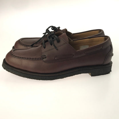 【中古品】【メンズ】 ARIHARAMIYUKI 在原 みゆ紀 × REGAL SHOE & CO リーガル シューアンドカンパニー コラボ 3 EYELET MOC TOE 3アイレットモックトゥ レザーシューズ 靴 164-250415-yk-34-tag サイズ：27 カラー：DARK BROWN 万代Net店