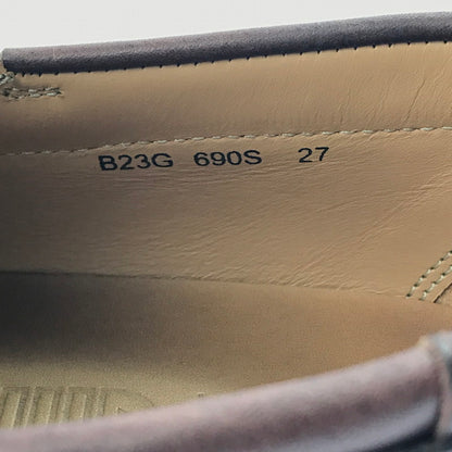 【中古品】【メンズ】 ARIHARAMIYUKI 在原 みゆ紀 × REGAL SHOE & CO リーガル シューアンドカンパニー コラボ 3 EYELET MOC TOE 3アイレットモックトゥ レザーシューズ 靴 164-250415-yk-34-tag サイズ：27 カラー：DARK BROWN 万代Net店