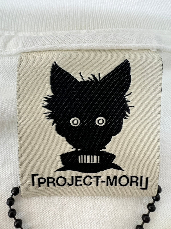 【中古美品】【メンズ】 PROJECT MORI プロジェクトモリ とらドラ！ S/S PRINT TEE USA製 ショートスリーブ プリント Tシャツ 半袖 トップス 146-260710-kk-03-hon サイズ：L カラー：ホワイト 万代Net店