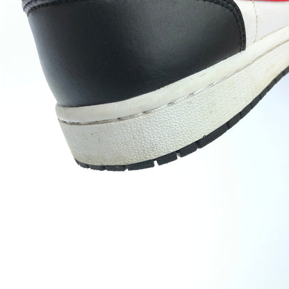 【中古品】【メンズ】 NIKE ナイキ AIR JORDAN 1 MID 554724-079 エア ジョーダン 1 ミッド スニーカー 靴 160-250412-hi-13-tag サイズ：25.5cm US 7.5 カラー：BLACK/FIRE RED-WHITE 万代Net店