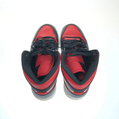 【中古品】【メンズ】 NIKE ナイキ AIR JORDAN 1 MID 554724-079 エア ジョーダン 1 ミッド スニーカー 靴 160-250412-hi-13-tag サイズ：25.5cm US 7.5 カラー：BLACK/FIRE RED-WHITE 万代Net店