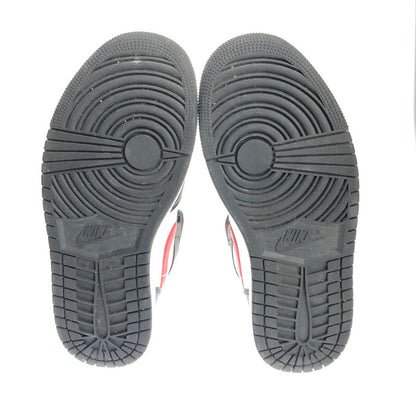 【中古品】【メンズ】 NIKE ナイキ AIR JORDAN 1 MID 554724-079 エア ジョーダン 1 ミッド スニーカー 靴 160-250412-hi-13-tag サイズ：25.5cm US 7.5 カラー：BLACK/FIRE RED-WHITE 万代Net店
