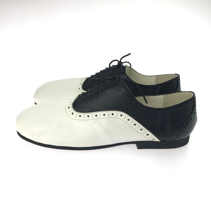 【中古品】【メンズ】 COMME des GARCONS HOMME PLUS コムデギャルソンオムプリュス LEATHER SHOES PK-K104 レザーシューズ ドレスシューズ 靴 164-250415-yk-33-tag サイズ：29 カラー：ホワイト/ブラック 万代Net店