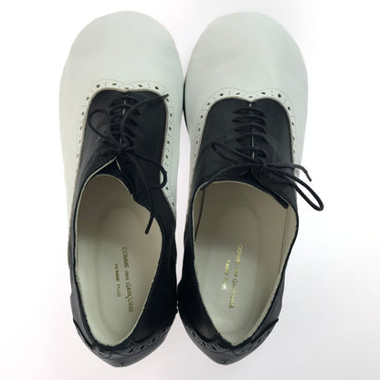 【中古品】【メンズ】 COMME des GARCONS HOMME PLUS コムデギャルソンオムプリュス LEATHER SHOES PK-K104 レザーシューズ ドレスシューズ 靴 164-250415-yk-33-tag サイズ：29 カラー：ホワイト/ブラック 万代Net店