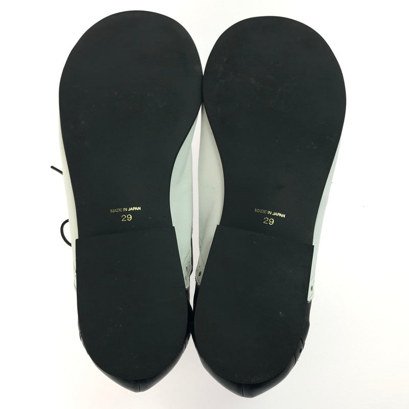 【中古品】【メンズ】 COMME des GARCONS HOMME PLUS コムデギャルソンオムプリュス LEATHER SHOES PK-K104 レザーシューズ ドレスシューズ 靴 164-250415-yk-33-tag サイズ：29 カラー：ホワイト/ブラック 万代Net店