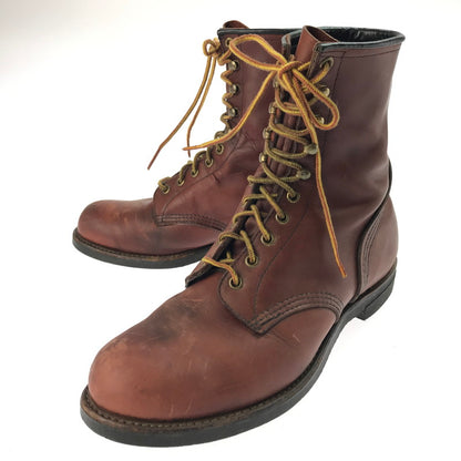 【中古品】【メンズ】 RED WING レッドウィング WORK BOOTS 957 ワークブーツ USA製 羽タグ レースアップブーツ シューズ 靴 164-250415-yk-38-tag サイズ：8.5EE カラー：ブラウン 万代Net店