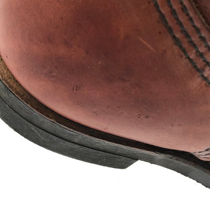 【中古品】【メンズ】 RED WING レッドウィング WORK BOOTS 957 ワークブーツ USA製 羽タグ レースアップブーツ シューズ 靴 164-250415-yk-38-tag サイズ：8.5EE カラー：ブラウン 万代Net店