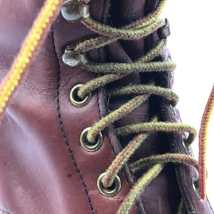【中古品】【メンズ】 RED WING レッドウィング WORK BOOTS 957 ワークブーツ USA製 羽タグ レースアップブーツ シューズ 靴 164-250415-yk-38-tag サイズ：8.5EE カラー：ブラウン 万代Net店